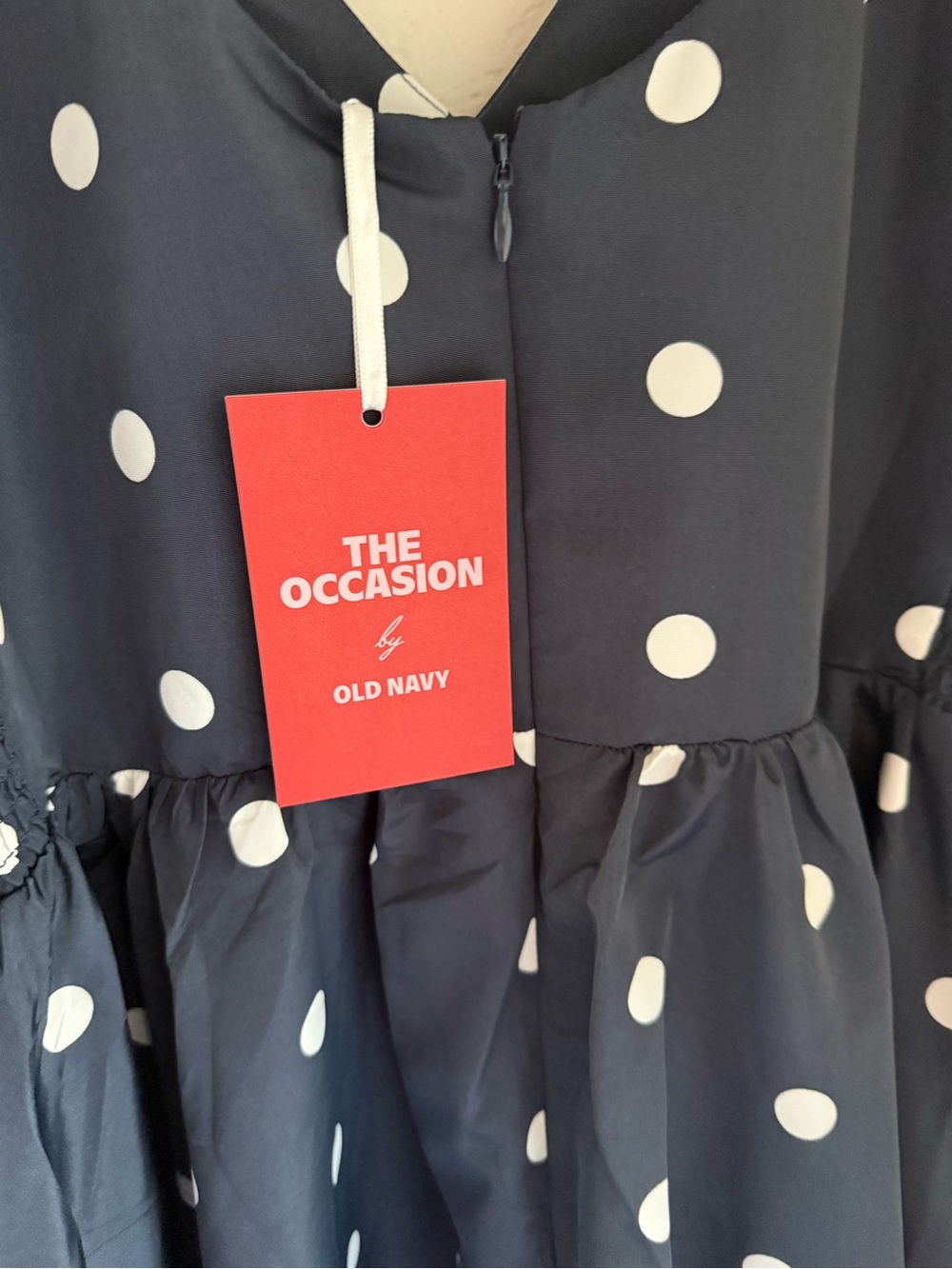 NWT Old Navy The Occasion Polka Dot Dress 💙 - Picture 6 of 7